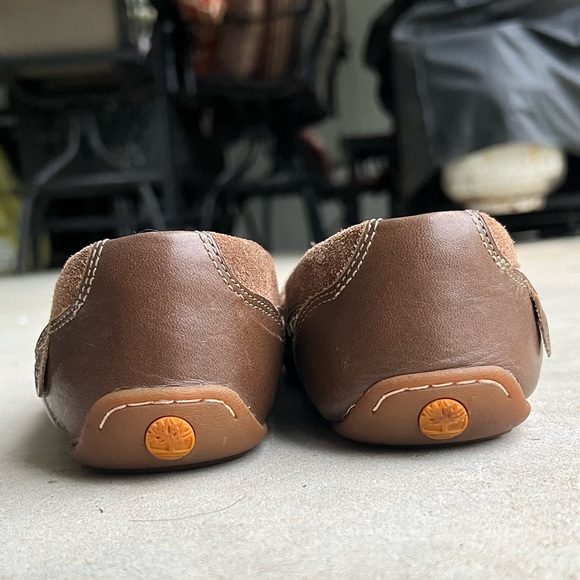 Timberland Earthkeeper Mary Jane Flat Shoe Brown Suede Size 7.5  Excellent - Picture 8 of 15